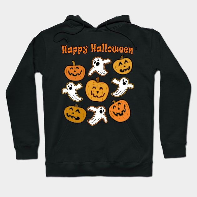 Happy Halloween #2 Hoodie by RockettGraph1cs